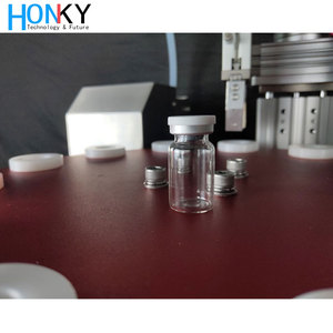 Настольная машина для наполнения и укупорки жидких флаконов с функцией обжима воздуха для упаковки масла в химическом применении - Product Image 5