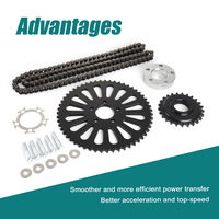 Kit de conversion de transmission par courroie à chaîne pour Harley Davidson Dyna 2006-2017 et modèles Softail 2007 et plus, rétrofit