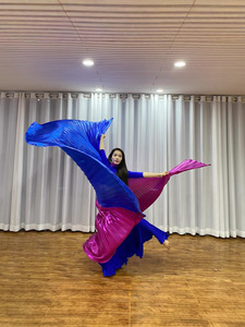 Alas Profesionales de Danza del Vientre <span class=keywords><strong>para</strong></span> <span class=keywords><strong>Mujer</strong></span> 360 Grados Alas de Isis Traje de Danza Árabe Egipcia India - Product Image 2