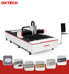 Dxtech Cortador a laser de alta velocidade 1500w 3000w 6000w Máquina de corte a laser de fibra