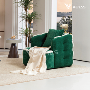 Nuevo Sofá Seccional Moderno de Tres Plazas, Tapizado en Cuero Genuino, Desmontable, Fácil de Limpiar, Textura Acogedora, para el Hogar o la Villa, Llegada en 2026 - Product Image 2