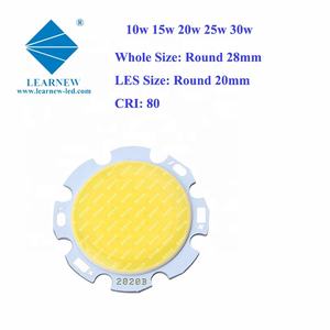 Profissional 2820 Flor De Alumínio COB <span class=keywords><strong>LED</strong></span> Chip 3w <span class=keywords><strong>5w</strong></span> 7w 10w 15w 20w 25w 30w Luz 28*20mm Flip Chip COB LEDs Lâmpada - Product Image 2