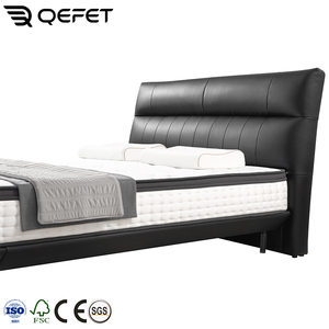 Hiện Đại Nữ Hoàng Kích thước nổi khung giường với đèn LED Heavy Duty Board hỗ trợ & Acrylic feet cho phòng ngủ chính - Product Image 5