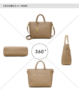 <b>Large</b> Capacity Fashionable Women Genuine Leather <b>Shoulder</b> Handbags Tote <b>Bags</b> for Women Ladies - Product Image 3