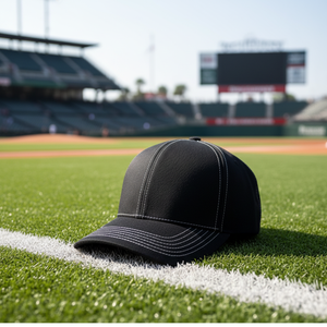 Gorra Deportiva Personalizada al por Mayor, Unisex, 100% Algodón, 6 Paneles, Gorra Lisa con Logotipo Bordado en 3D, Gorra Negra - Product Image 2