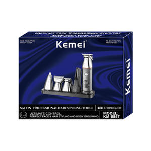 Tondeuse à cheveux électrique Kemei 9000 tr/min avec écran LED, rechargeable, pour homme, ensemble complet avec peignes et accessoires - Product Image 3