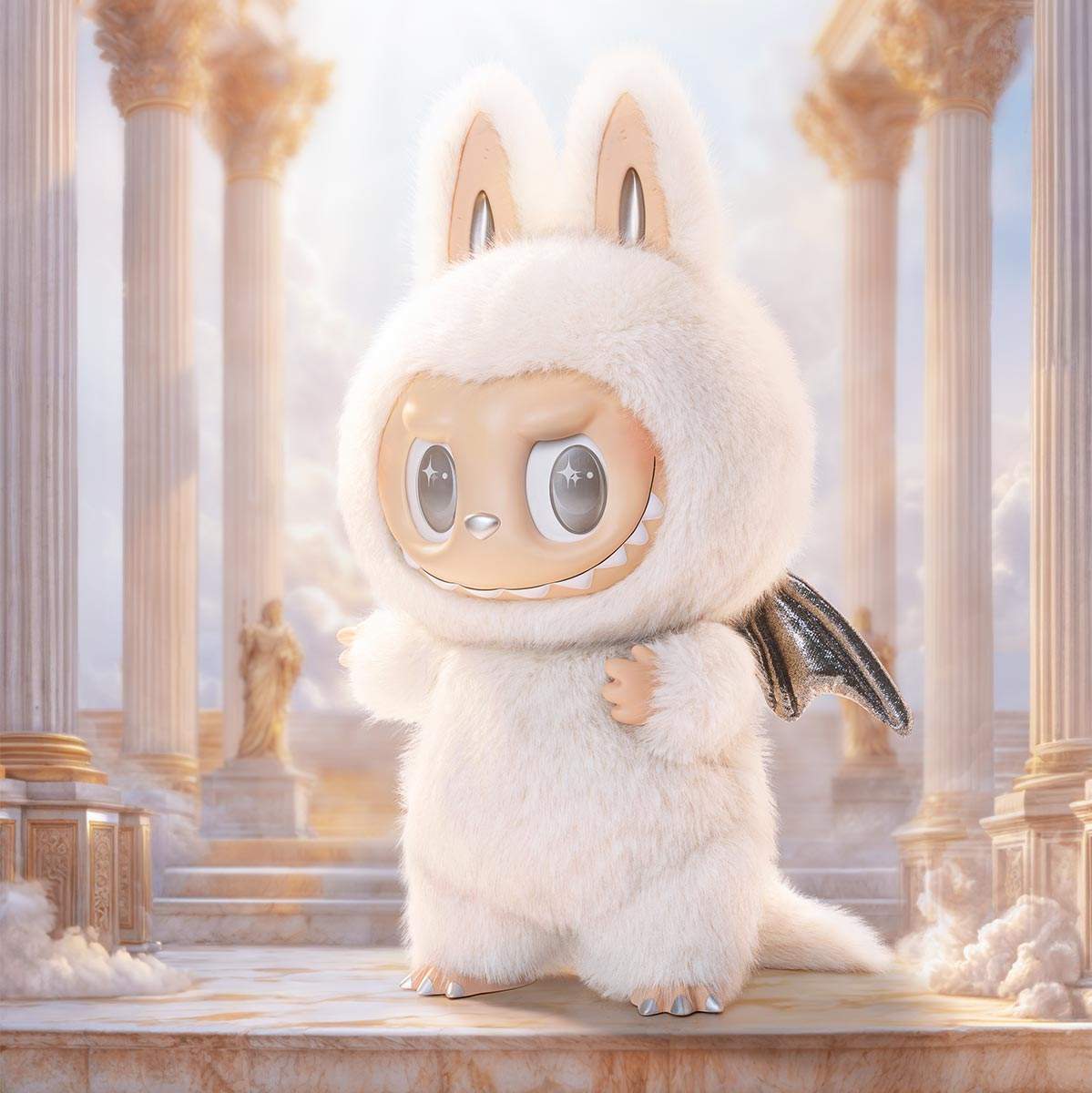 POPMART Labubu Zimomo ぬいぐるみ POP MART ZIMOMO 400% THE MONSTERS LABUBU 22.8 Inches Plush