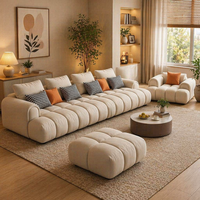 Canapé Sectionnel de Luxe en Velours Modulable en L, Meuble de Salon Haut de Gamme, Canapé Rembourré de Qualité Supérieure
