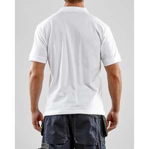 BLAKLADER - 3305103510004XL Polo <b>shirt</b> <b>White</b> - EAN 7330509377598 <b>WORK</b> T-<b>SHIRTS</b> AND POLO <b>SHIRTS</b> - Product Image 3