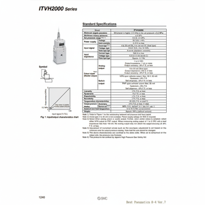 Regulador de presión electroneumático SMC Pneumatics - Product Image 1
