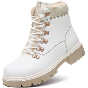 הסיטונאי מגפי קרסול מזג אוויר שלג לנשים רוכסן מעור עמיד למים לגברים - Product Image 2