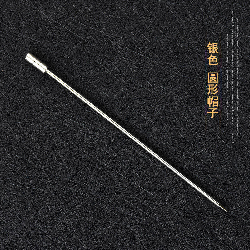 ส่วนหมวกทรงกลมสีเงิน