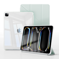 Housse en cuir PU magnétique mince support multi-angle étui design élégant et léger pour iPad Pro 11 pouces M4 2024