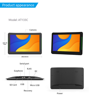 TOPWILLING Factory OEM CE ROHS Wifi Smart Home Pantalla multitáctil POE VESA Montado en la pared 13,3 pulgadas PC Android Tablet