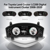 Foforfor Pantalla LCD de 12.3'' con Sistema Linux, Velocímetro Digital Ultra para Toyota Lc200 2008-2020, Accesorios para Automóviles
