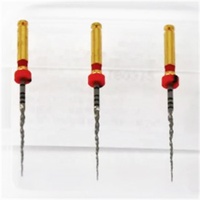 Instruments dentaires pour canaux radiculaires Super Files II Gold Niti Heat Activation 25mm X1-X3