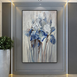 Hand Painted Oil Painting Abstract Floral Art <b>Large</b> Size Modern Minimalist Living Room Sofa Background Wall Decor - Product Image 2