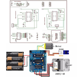<strong>L293D</strong> <strong>Motor</strong> Control <strong>Shield</strong> <strong>Motor</strong> <strong>Drive</strong> Expansion Board for <strong>Arduino</strong> for <strong>Motor</strong> Driver Applications - Product Image 6