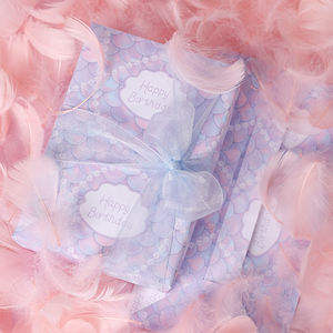 Wholesale High Quality Birthday <b>Tissue</b> Rolls Mermaid Gift Packaging <b>Wrapping</b> <b>Paper</b> Roll Uperior Craftsmanship - Product Image 6