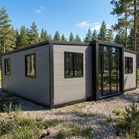 Nouvelle conception de maison conteneur extensible en acier moderne, résistante aux ouragans, respirante, 20FT 30FT 40FT, garantie 5 ans ZHYN