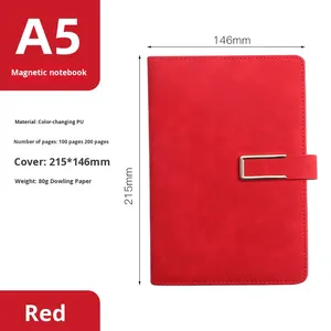 A5 Business <b>Notebook</b> Gift Box Set Faux <b>Leather</b> Cover Dowling Paper Custom Logo High-End Stationery Office Notepad Event Souvenir - Product Image 6