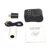 Impresora Térmica Económica de 58 mm, Mini Impresora Portátil de Recibos con Rollo de Papel en Stock, USB+, Compatible con Android/iOS/Windows, 2030DPI