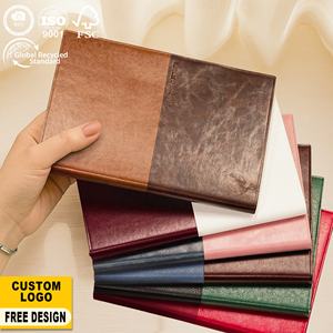 Muestra Gratuita 2026, Diario de Cuero PU A5 al por Mayor, Diseño Personalizado OEM, Agenda Minimalista de Negocios para Oficina, Cuaderno de Tapa Blanda - Product Image 1