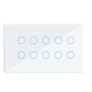 Tuya Smart 10 Way WiFi <b>Switch</b> 147x86mm <b>Touch</b> Panel With Voice Control For Home Automation - Product Image 3