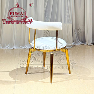 Chaises de restaurant en acier inoxydable pour mariage, hôtel, salle à manger à vendre - Product Image 4