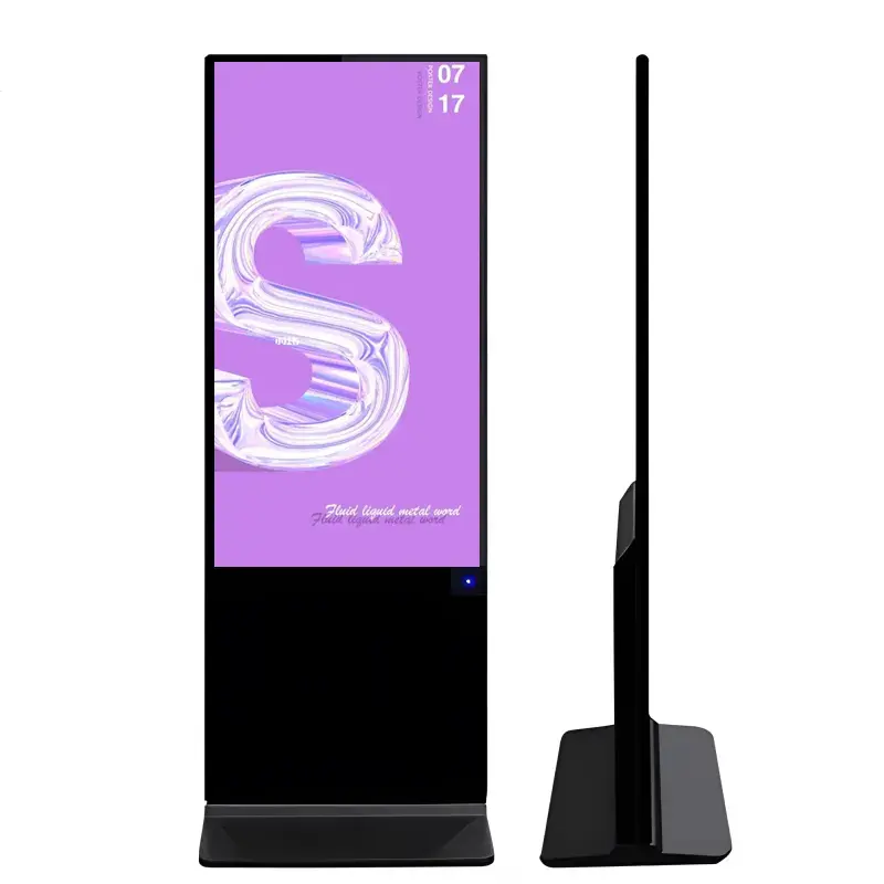 Staande Touchscreen Indoor Kiosk Android 11/Win10 Systeem Lcd/Led Scherm Teken Reclame Wifi Video Totem Display Kiosk
