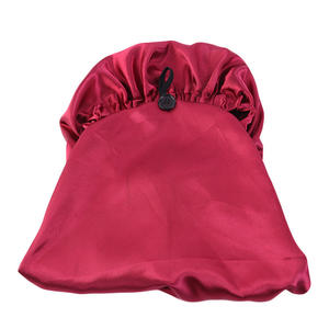 Gorro <span class=keywords><strong>de</strong></span> satén para dormir, gorro largo <span class=keywords><strong>de</strong></span> satén para <span class=keywords><strong>trenzas</strong></span> <span class=keywords><strong>de</strong></span> pelo largo, rastas, pelo rizado, gorro con botón - Product Image 5