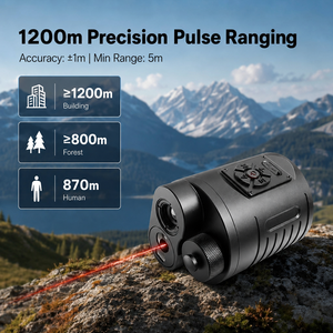 Monocular Térmico de Visión Nocturna con Telémetro, 15 Colores, 320x240, 12um, 50Hz, IP65, 275g, para <span class=keywords><strong>Caza</strong></span> y Actividades al Aire Libre - Product Image 3