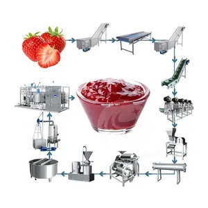 ORME Complete Date Jam Make Machine Línea de producción de mermelada Línea de proceso de mermelada de frutas a la venta