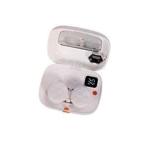 아이칸 초음파 콘택트렌즈 케이스 타이머 기능이 있는 하드 렌즈 케이스 최신 컬러 콘택트렌즈 케이스 클리너 - Product Image 3