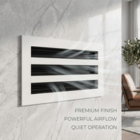 Diffuseur linéaire à fentes en alliage d'aluminium pour plafond, grille d'aération réglable pour alimentation et retour HVAC, amovible, pour bâtiments commerciaux et bureaux