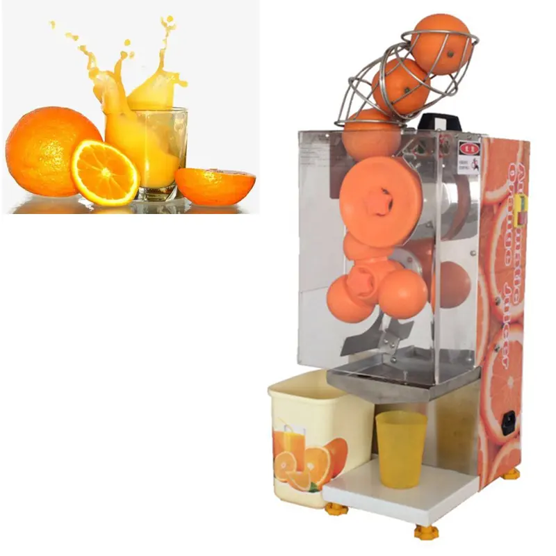 Commercial Juicer Electric Orange Squeezer Food-grade Material Pull-out Typed Filter Box Durable Press Machine for Stores
