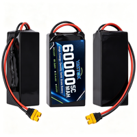 Batterie de drone FPV 6S 10000mAh 16000mAh 22000mAh 60000mAh 10Ah 16Ah 22Ah 60Ah, packs de batteries Lipo semi-solides pour UAV