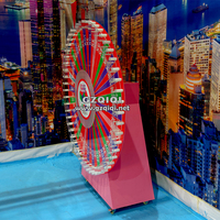 Roue de fortune chanceuse de roue rotative personnalisée
