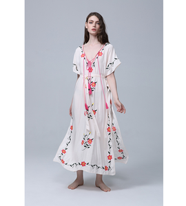 Abito da donna Sexy Boho floreale Sexy da spiaggia con ricami in stile <span class=keywords><strong>gotico</strong></span> - Product Image 1