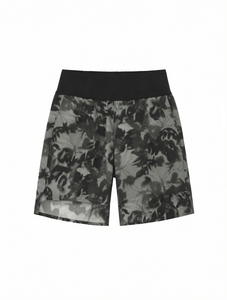 <b>Men's</b> Black Floral <b>Camo</b> <b>Shorts</b> Casual Summer Athletic Beachwear Elastic Waist Lightweight Streetwear Regular Fit Everyday Sports - Product Image 1