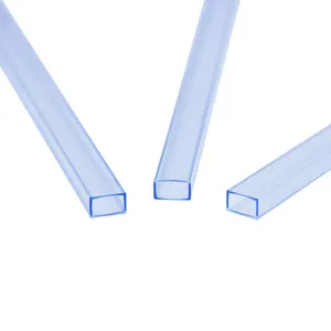 Yobest OEM Custom Extruded Transparent Plastic Profiles Custom Processing Service Light Cover LED Strip