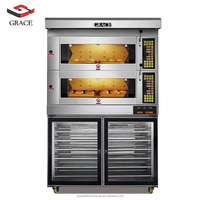 Horno de cubierta eléctrico europeo personalizado, portátil, horno comercial de 1/2/3 capas para hornear pan, pastelería, panadería, nuevo para nueces, harina, maíz