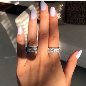 Anello di Fidanzamento Classico da Donna F149 con Diamante Bianco Naturale Taglio Brillante Rotondo Colore G - Product Image 3