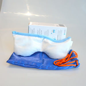 Almofada de Olhos de Cristal Pesada para Yoga, Aquecível no Micro-ondas, Compressa Quente para Olhos Secos, Alívio de Sinusite, Antienvelhecimento e Antinchaço - Product Image 1