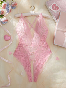 Koleksi Pakaian Dalam Wanita Seksi Tanpa Punggung dan Tanpa Selangkangan, Jumpsuit dan Playsuit Bordir, Kostum dan Lingerie, Pasokan ODM - Product Image 3