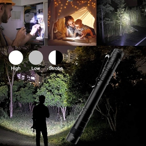 Mini tasca portatile Ultra luminosa torcia portatile ricaricabile di emergenza multifunzione penna a LED torcia luce cob torcia torcia - Product Image 2