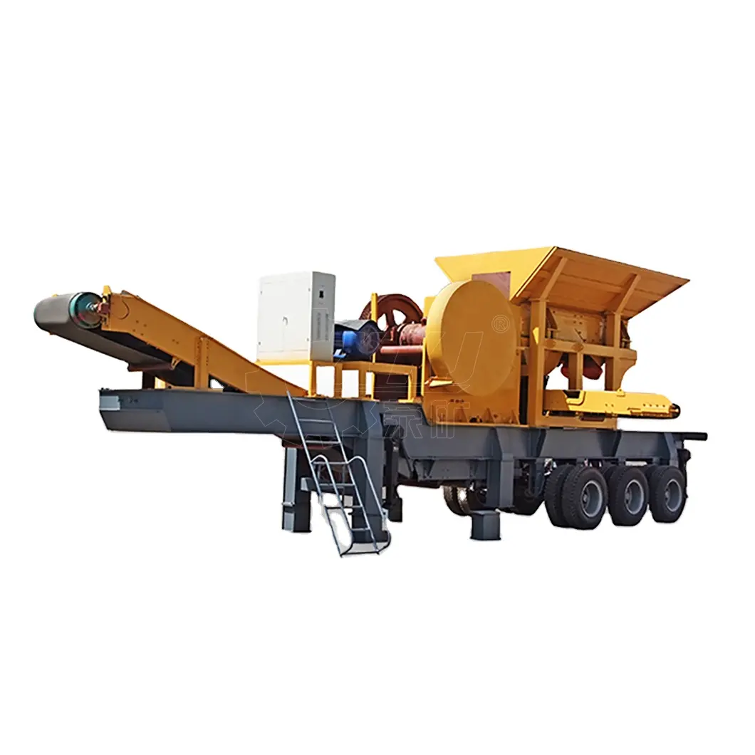 high efficiency Small mobile stone crusher plant / Mini mobile crushing station / Small stone crusher