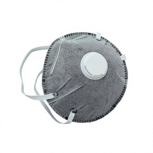 Masque jetable certifié CE <span class=keywords><strong>FFP2</strong></span> KN95 respirateur anti-poussière de sécurité industrielle avec valve d'expiration certifié EN149 - Product Image 1