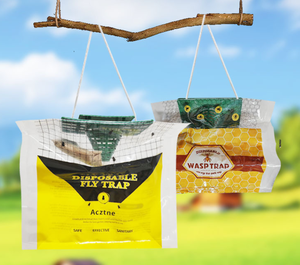 Trappola usa <span class=keywords><strong>e</strong></span> getta per vespe <span class=keywords><strong>e</strong></span> mosche da esterno - Cattura insetti facile da usare per mosche, vespe, calabroni <span class=keywords><strong>e</strong></span> vespe gialle - Product Image 4