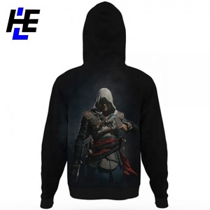 เสื้อมีฮู้ดแขนยาวผ้าฟลีซสำหรับสตรีทแวร์ปักลายสำหรับใส่ไปยิมฤดูหนาว - Product Image 2